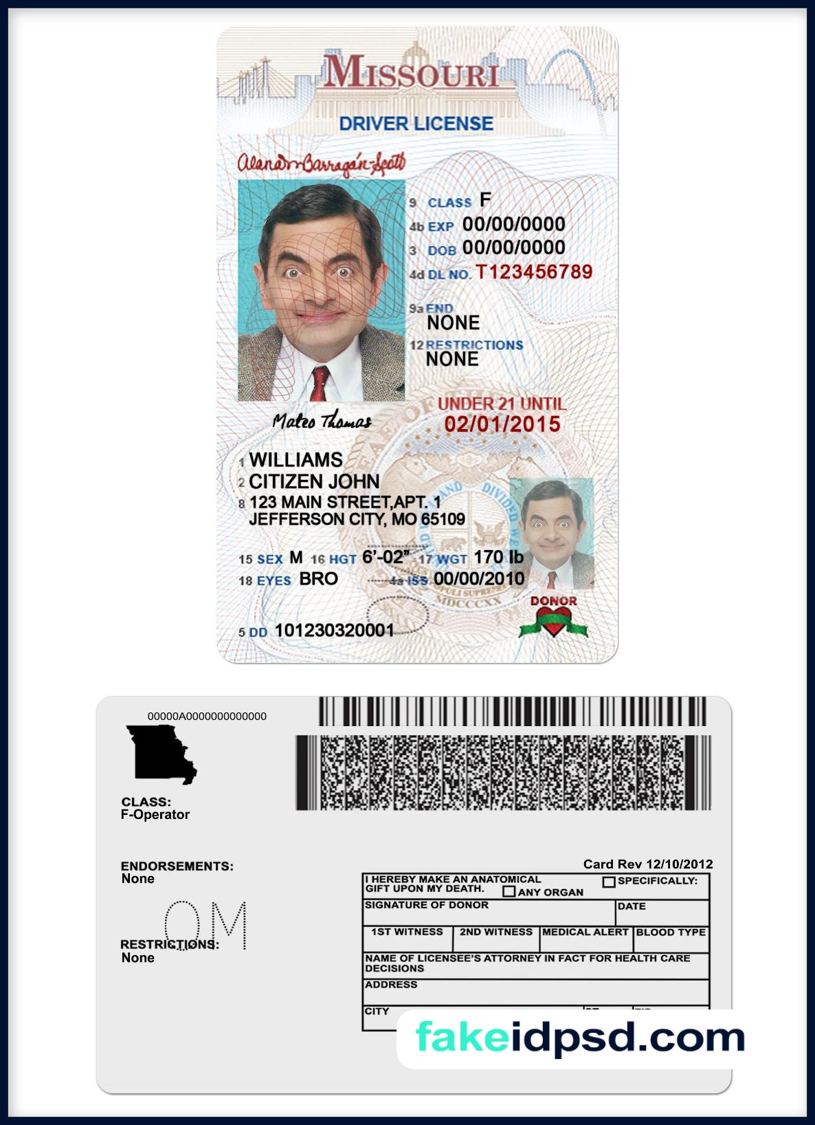 Missouri DL [USA MO]