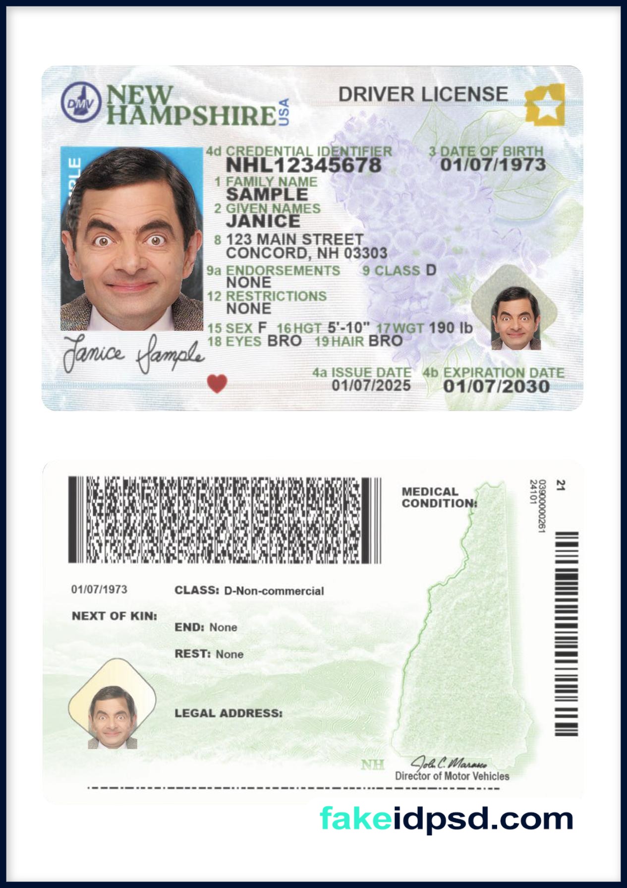 New Hampshire [ USA ] DL