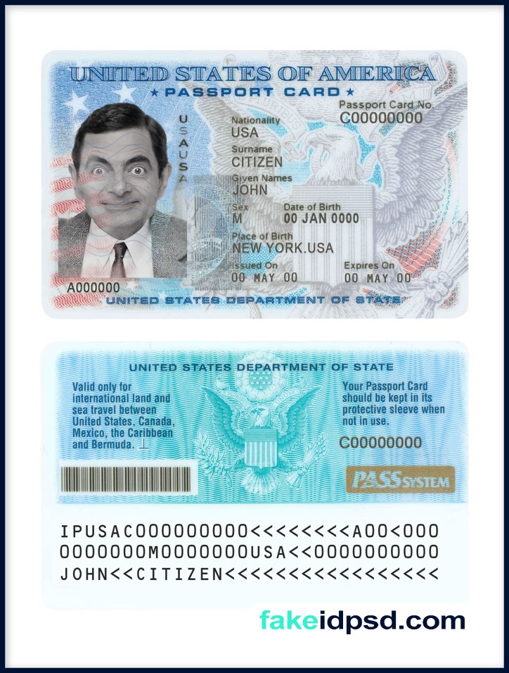 USA Passport Card